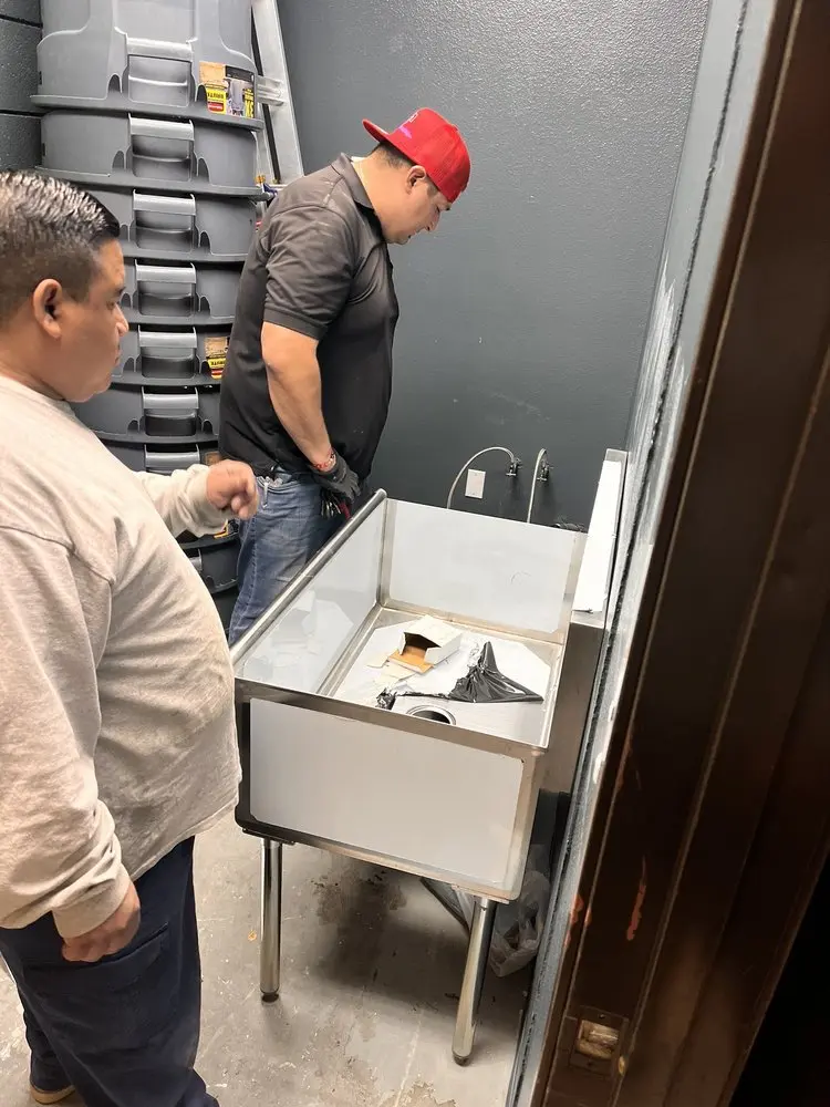 Commercial plumbing and sink installation in Empire Ranch Village